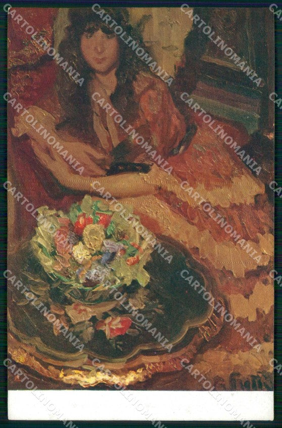 Venezia XI Esposizione Internazionale d'Arte Nonna Giovane cartolina RT8121 – fronte