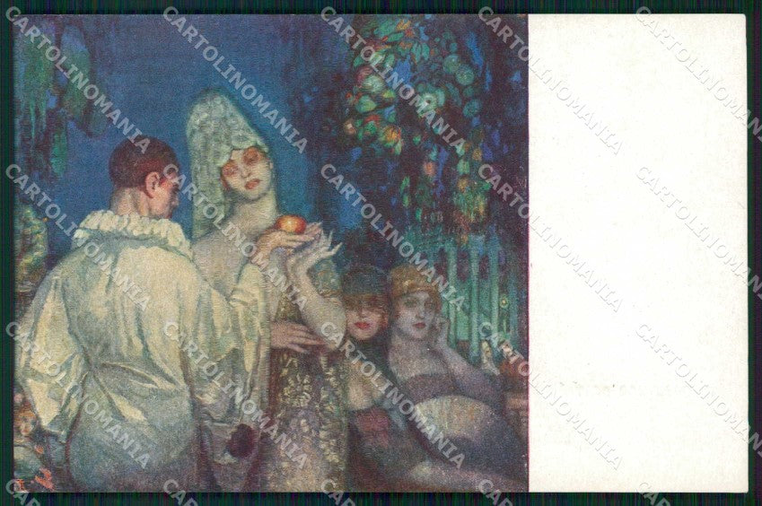 Venezia XII Esposizione Internaz d'Arte Giudizio di Paride cartolina RT8134 – fronte