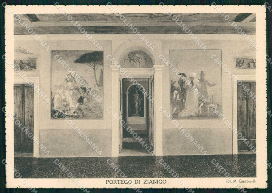Venezia Città Mostra Palazzo Rezzonico Portego di Zianigo FG cartolina RT8156 – fronte