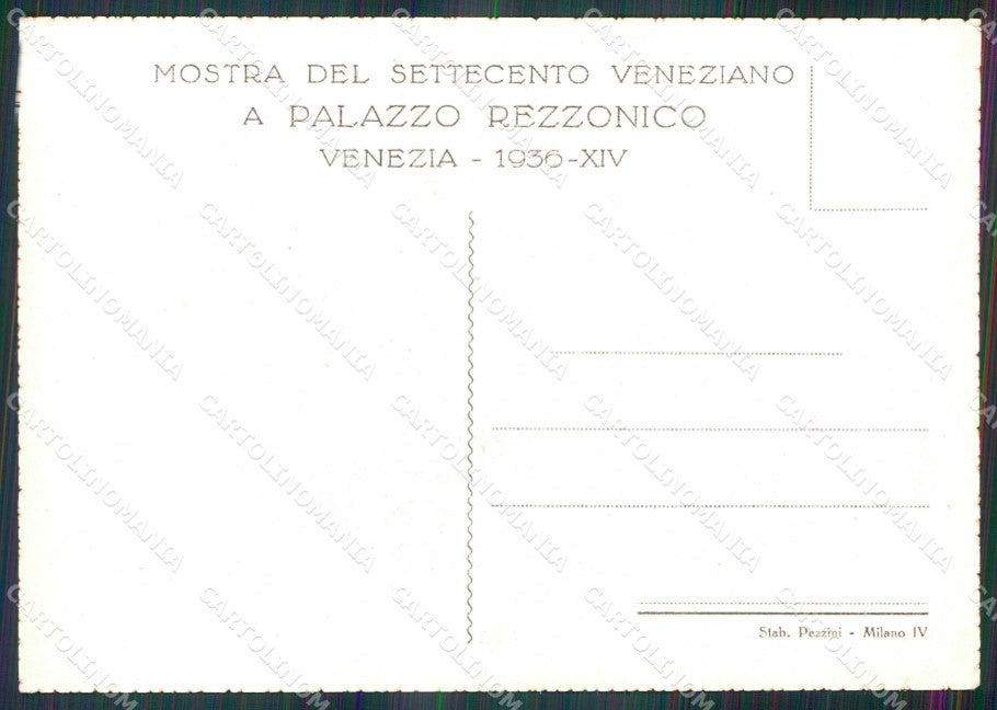 Venezia Città Mostra Palazzo Rezzonico Farmacia FG cartolina RT8157 – retro