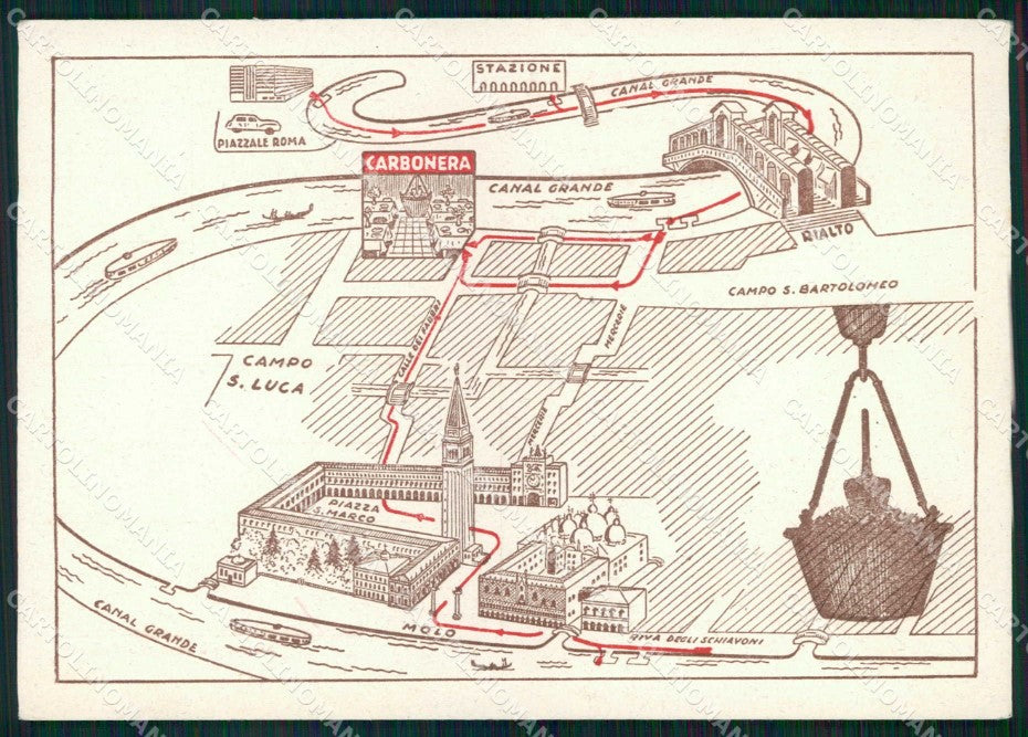 Venezia Città Antica Carbonera Ristorante FG cartolina RT8162 – fronte