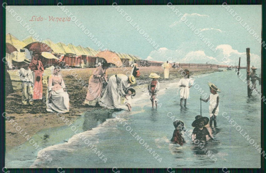 Venezia Città Lido di Spiaggia Garbisa 11347 cartolina RT8177 – fronte