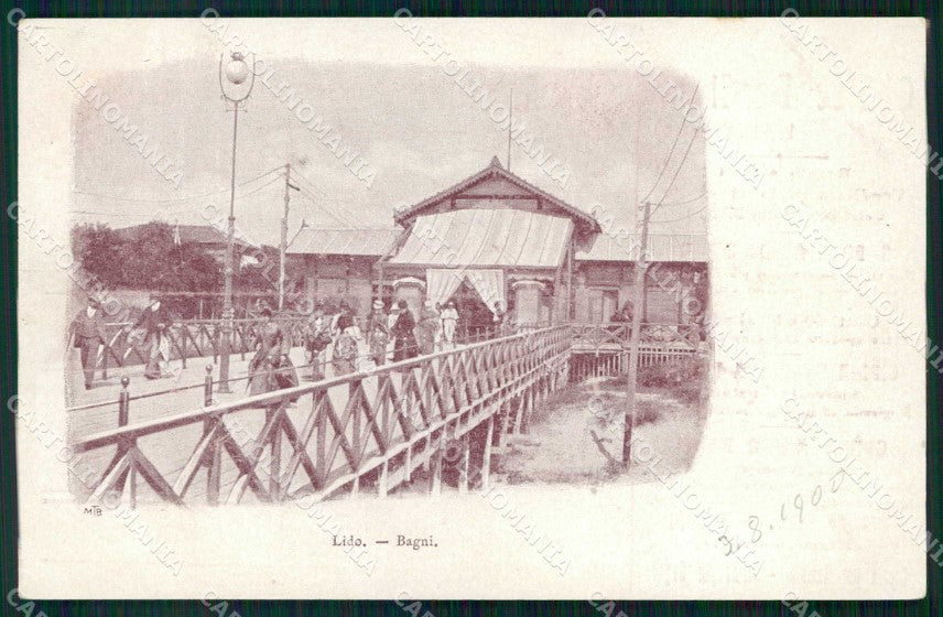 Venezia Città Lido di Bagni cartolina RT8179 – fronte