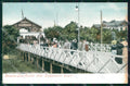 Venezia Città Lido di Pontile dello Stabilimento Bagni cartolina RT8180 – fronte