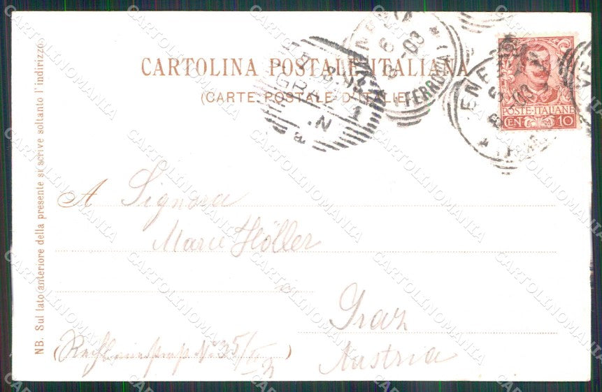 Venezia Città Lido di Saluti da cartolina RT8186 – retro