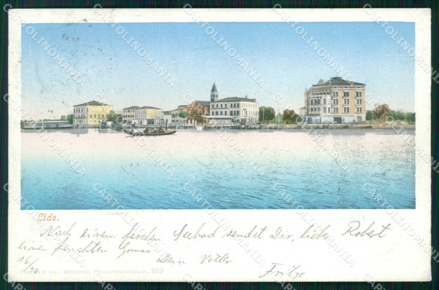 Venezia Città Lido di Veduta Generale cartolina RT8187 – fronte