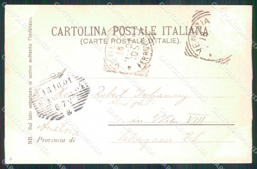 Venezia Città Lido di Veduta Generale cartolina RT8187 – retro