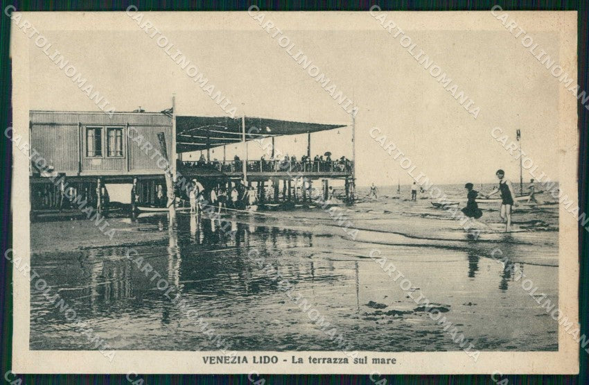 Venezia Città Lido di Terrazza sul Mare cartolina RT8189 – fronte