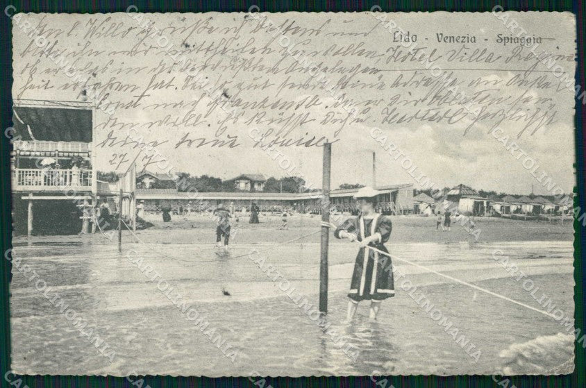 Venezia Città Lido di Spiaggia Garbisa 25608 cartolina RT8191 – fronte