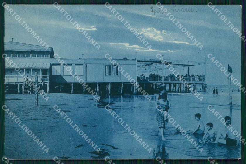 Venezia Città Lido di Stabilimento Bagni Terrazza cartolina RT8218 – fronte