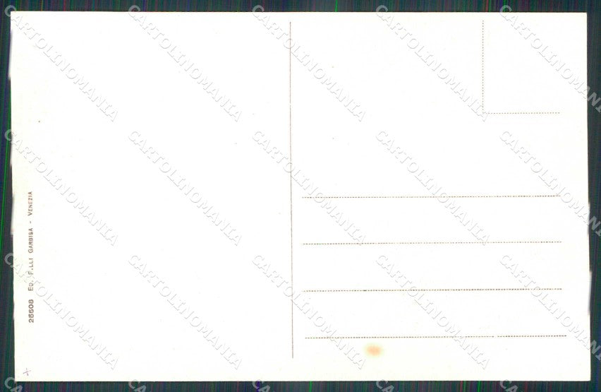 Venezia Città Lido di Spiaggia Garbisa 25608 cartolina RT8219 – retro