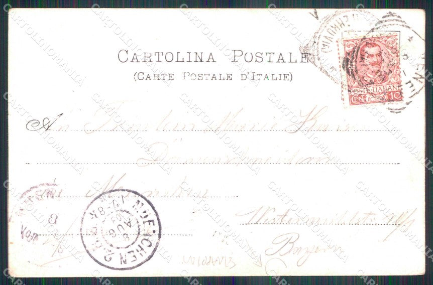 Venezia Città Lido di Capanne Bagnanti STRAPPINO cartolina RT8226 – retro