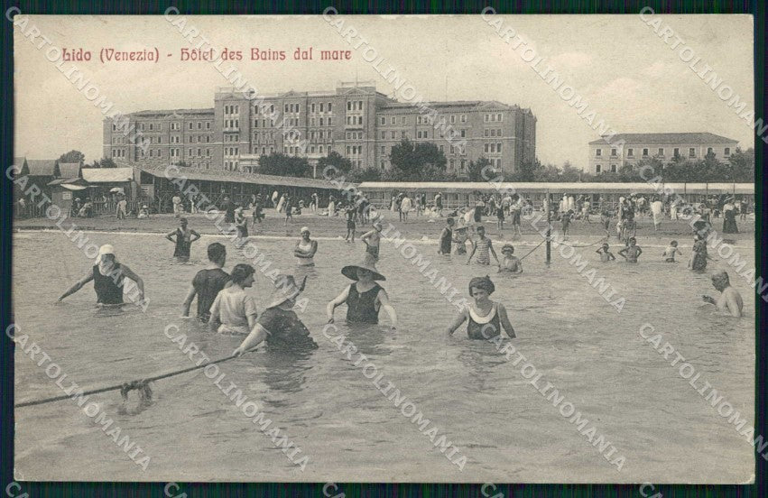 Venezia Città Lido di Hotel des Bains Garbisa 22183 cartolina RT8263 – fronte