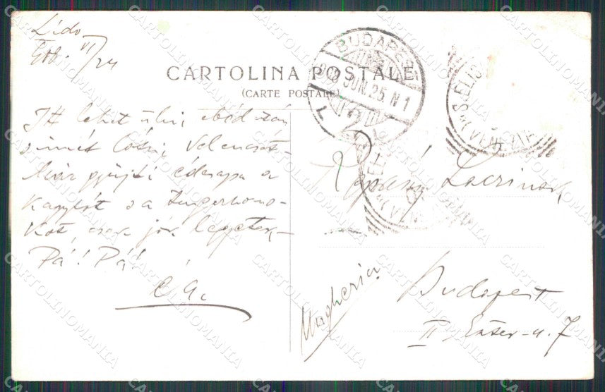 Venezia Città Lido di Hotel Lido ABRASA cartolina RT8268 – retro