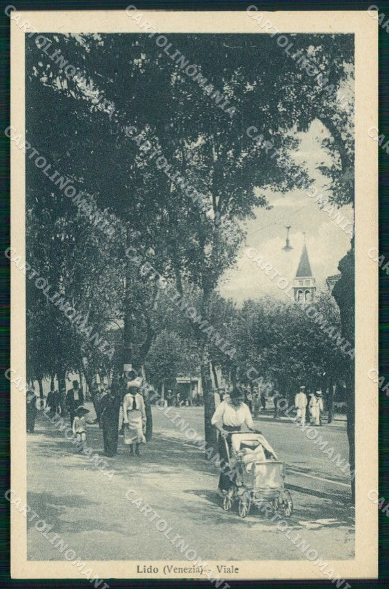Venezia Città Lido di Viale cartolina RT8270 – fronte