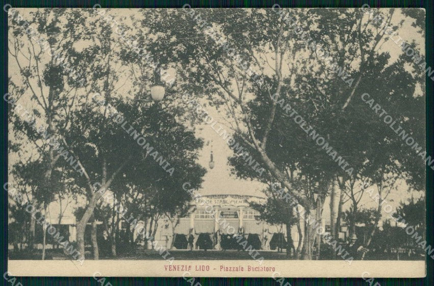 Venezia Città Lido di Piazzale Bucintoro cartolina RT8271 – fronte