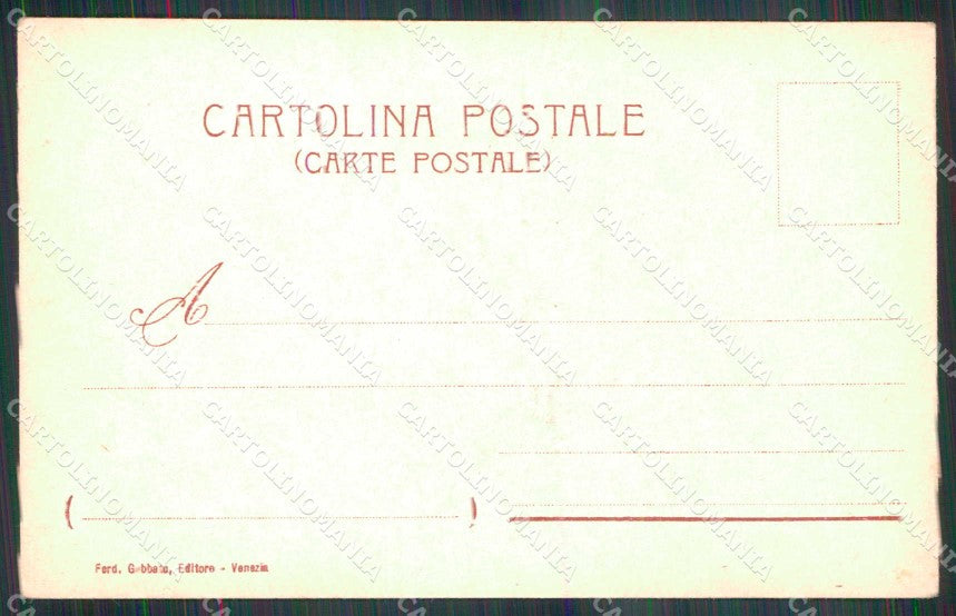 Venezia Città Lido di Grande Viale Gobbato cartolina RT8293 – retro