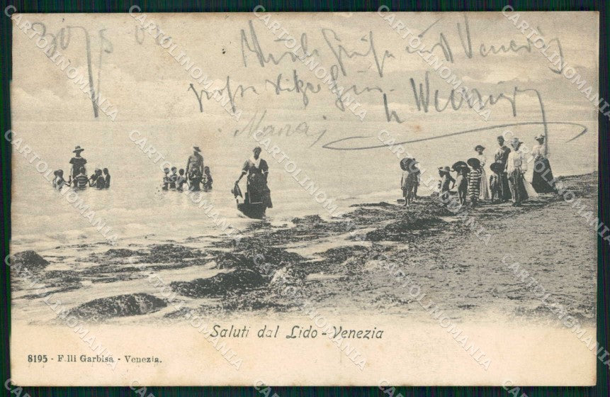 Venezia Città Lido di Saluti da Garbisa 8195 cartolina RT8304 – fronte