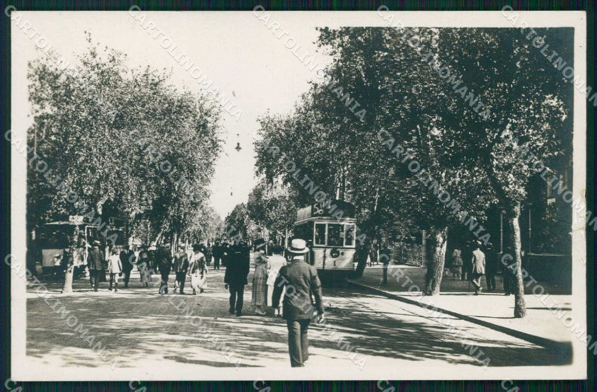 Venezia Città Lido di Viale con Tram STRAPPI Foto cartolina RT8314 – fronte