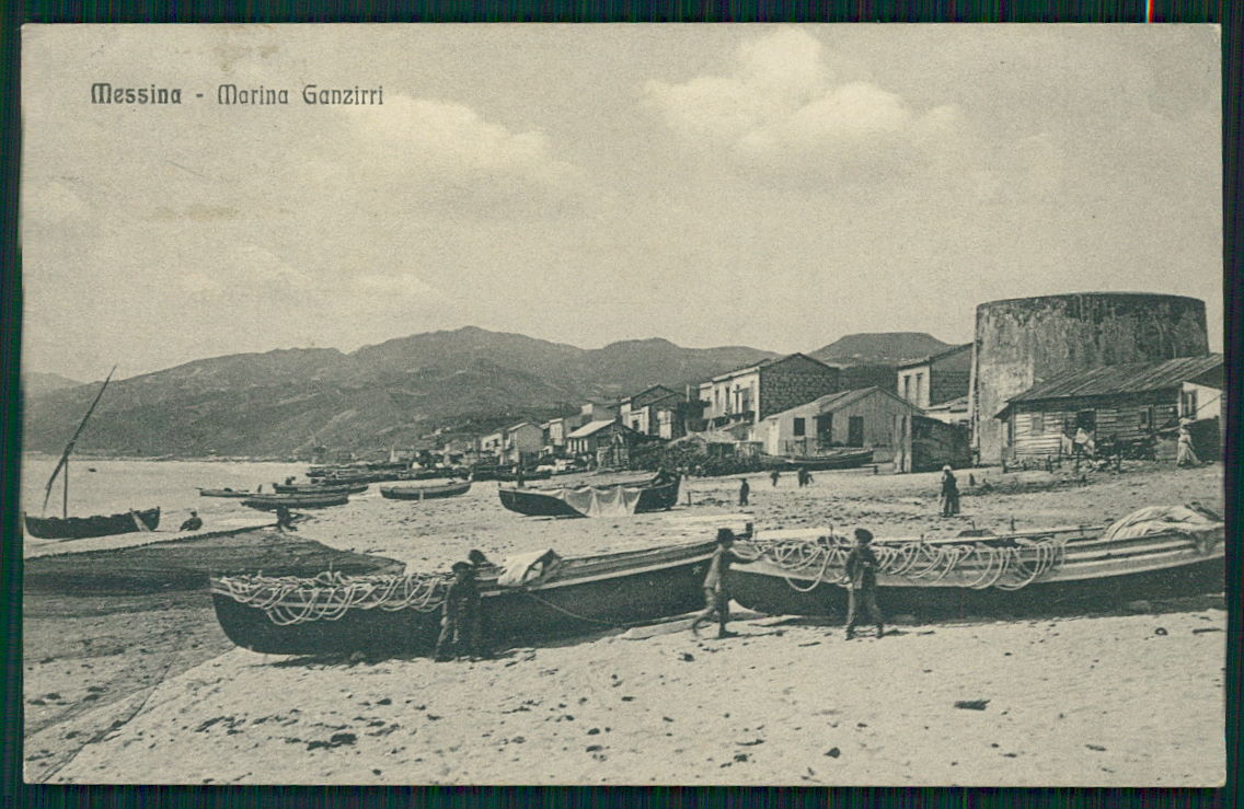 Messina Ganzirri Marina cartolina TC0003 – fronte