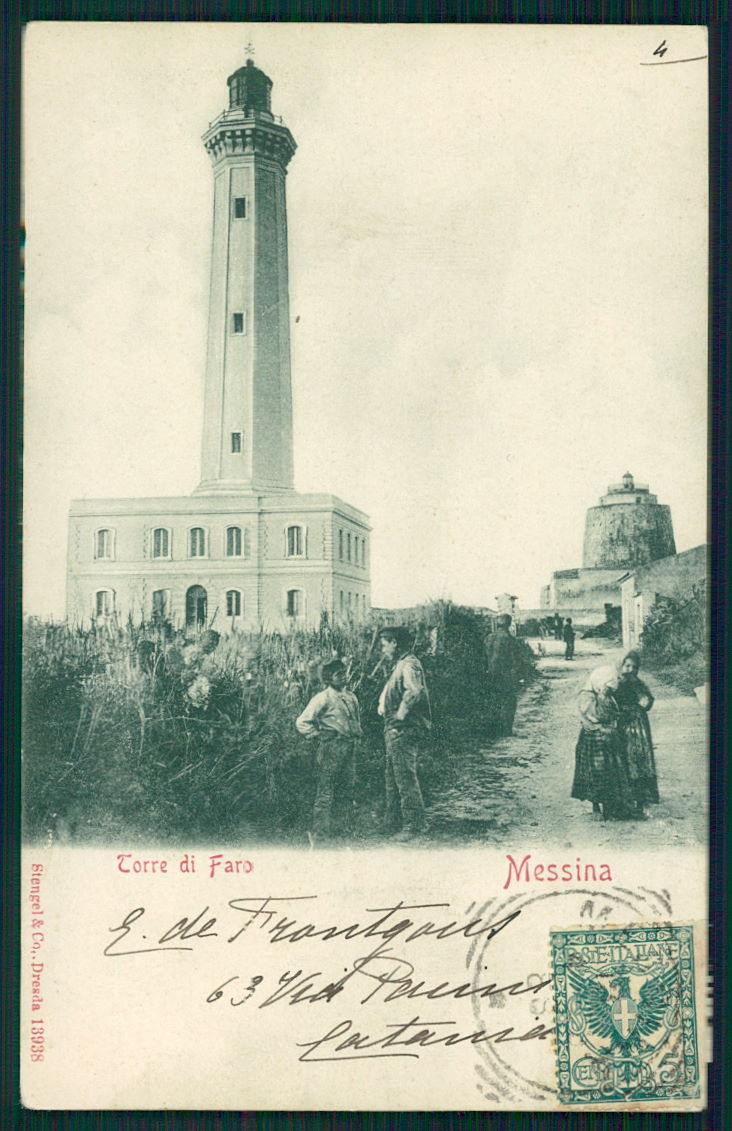 Messina Ganzirri Faro cartolina TC0005 – fronte