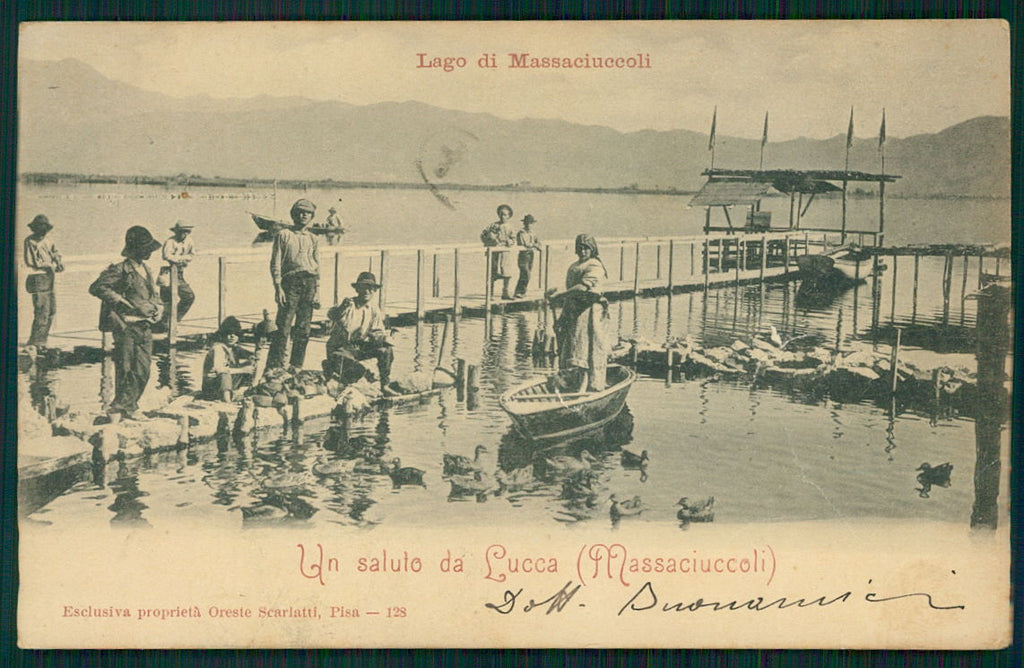 Lucca Lago di Massaciuccoli FORI cartolina TC0023 – fronte
