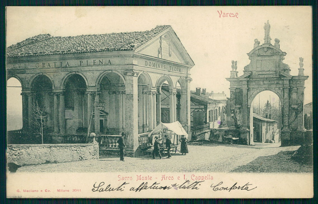 Varese Sacro Monte I Cappella cartolina TC0060 – fronte