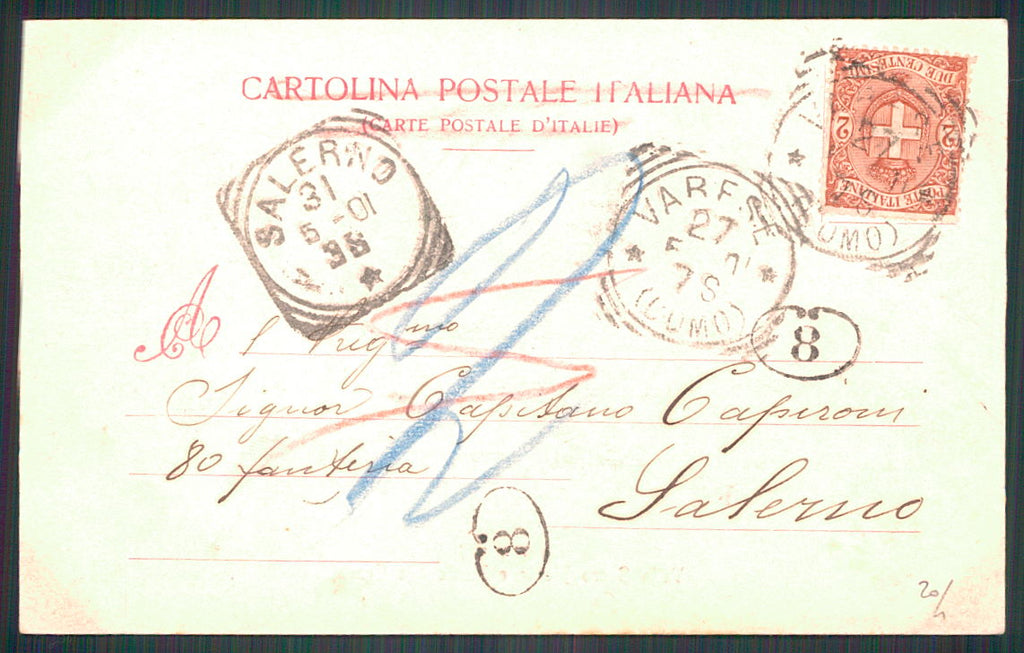 Varese Sacro Monte Monte Tre Croci cartolina TC0068 – retro