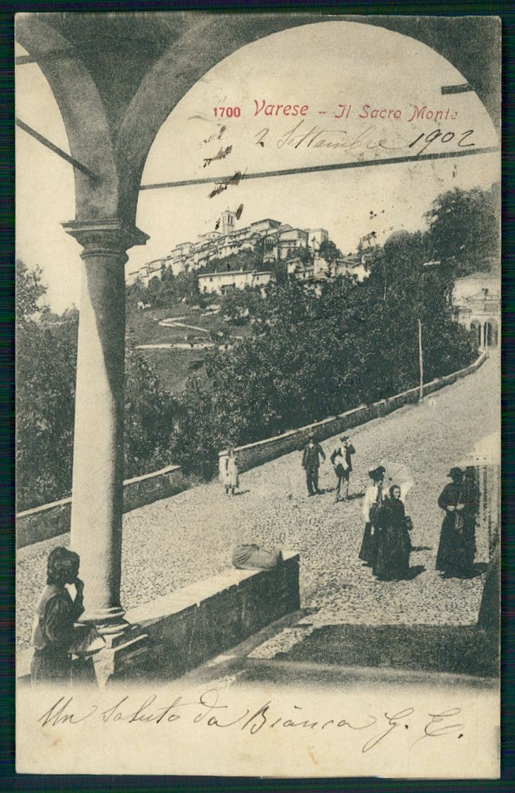 Varese Sacro Monte cartolina TC0071 – fronte