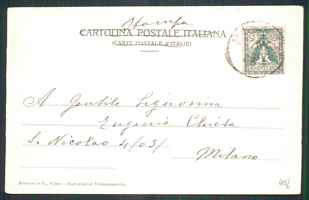 Varese Sacro Monte cartolina TC0072 – retro