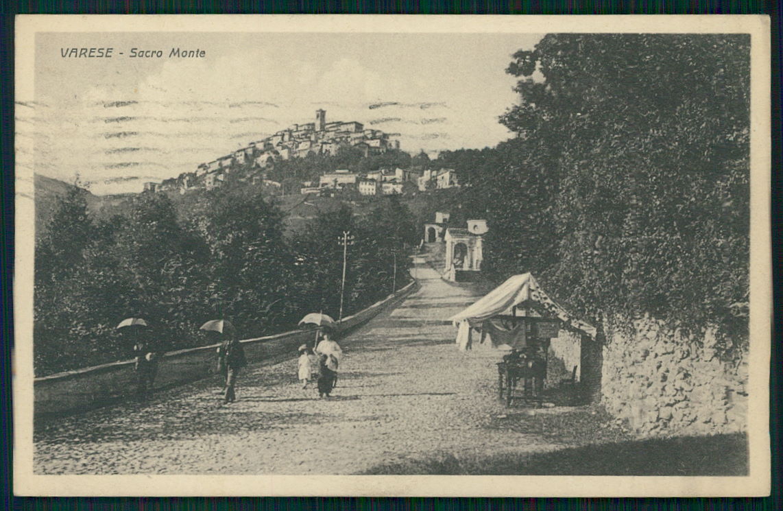 Varese Sacro Monte PIEGA cartolina TC0076 – fronte