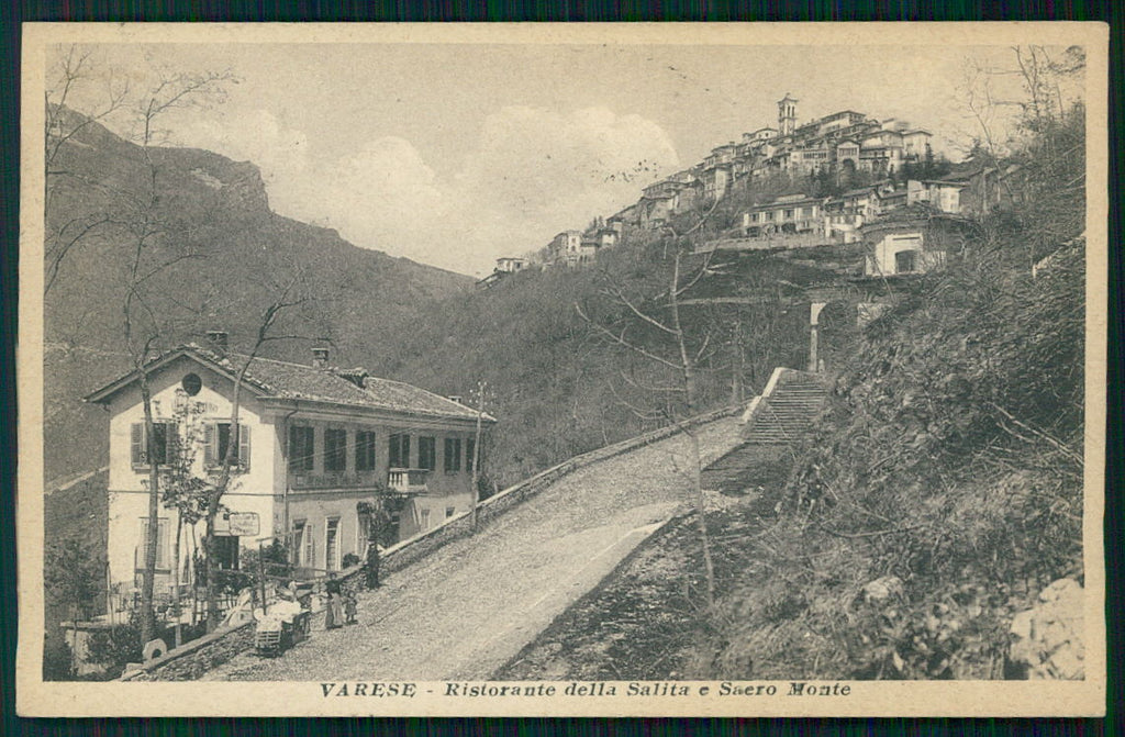 Varese Sacro Monte Ristorante della salitacartolina TC0079 – fronte