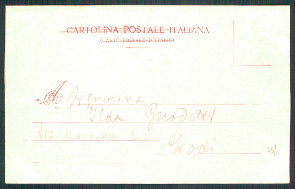 Varese Gallarate Piazza Vittorio Emanuele Chiesa San Pietro cartolina TC0093 – retro