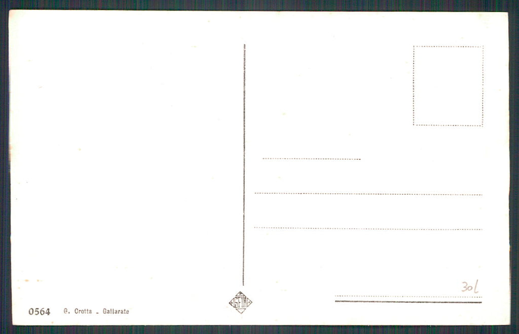 Varese Gallarate Case alloggi Macchi cartolina TC0101 – retro