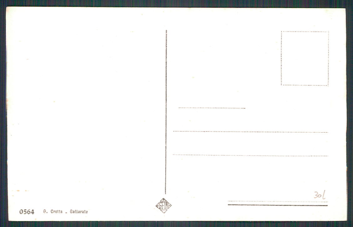 Varese Gallarate Case alloggi Macchi cartolina TC0101 – retro