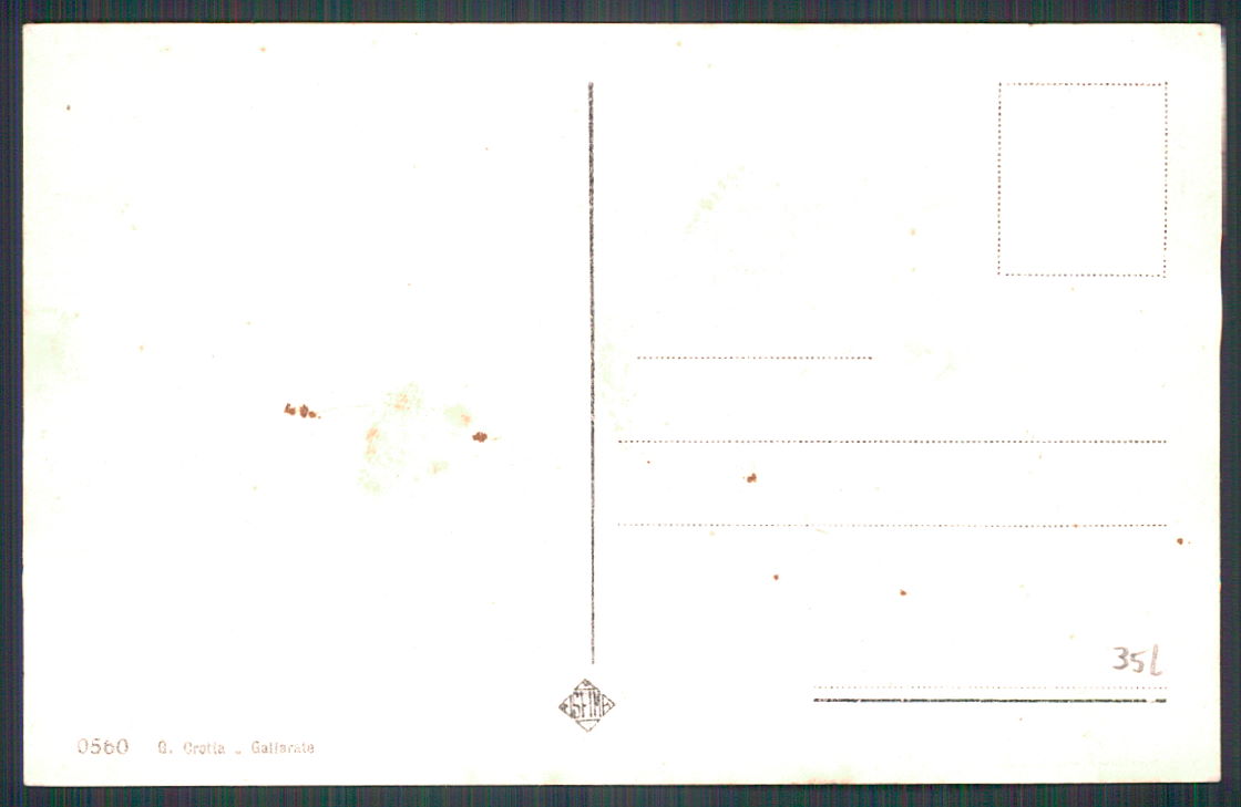 Varese Gallarate Case alloggi Macchi cartolina TC0104 – retro
