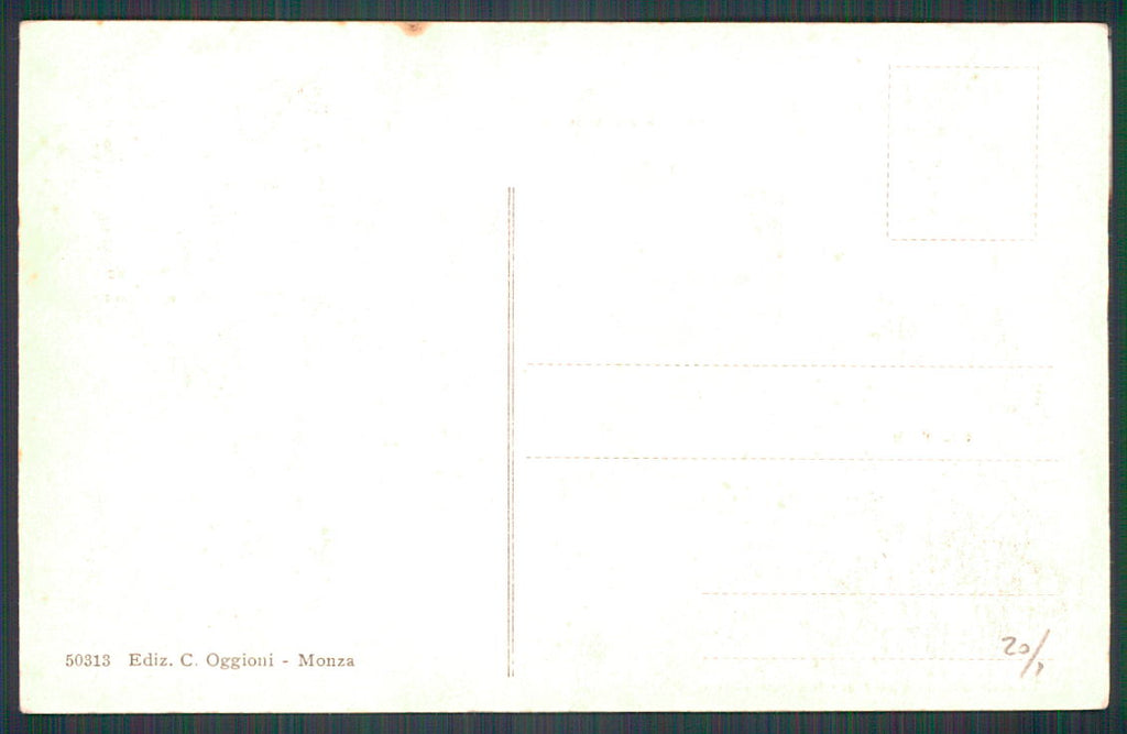 Milano Monza Umberto I Savoia cartolina TC0113 – retro