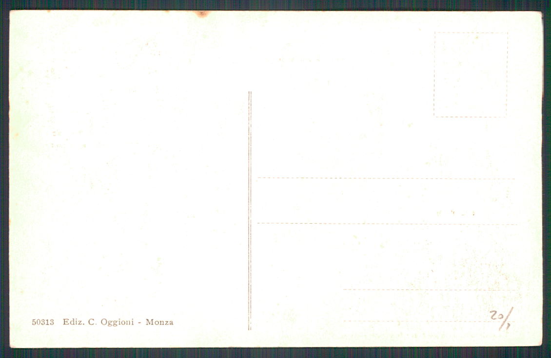 Milano Monza Umberto I Savoia cartolina TC0113 – retro