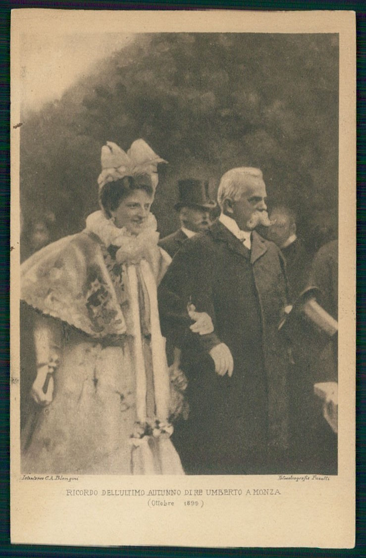 Milano Monza Umberto I Savoia cartolina TC0115 – fronte