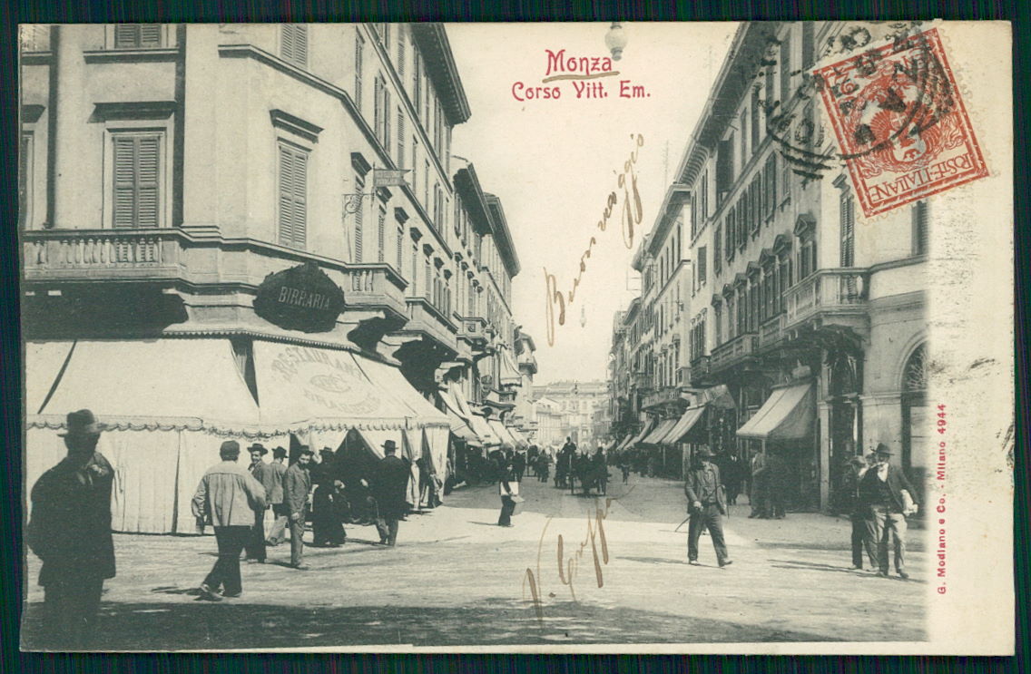 Milano Monza Corso Vittorio Emanuele Birreria cartolina TC0118 – fronte