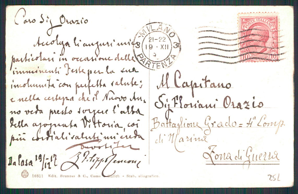 Varese Campo dei Fiori Tre Croci cartolina TC0132 – retro