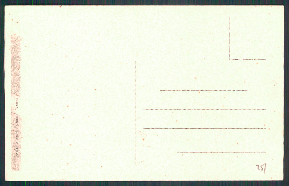 Varese Campo dei Fiori Kulm cartolina TC0134 – retro