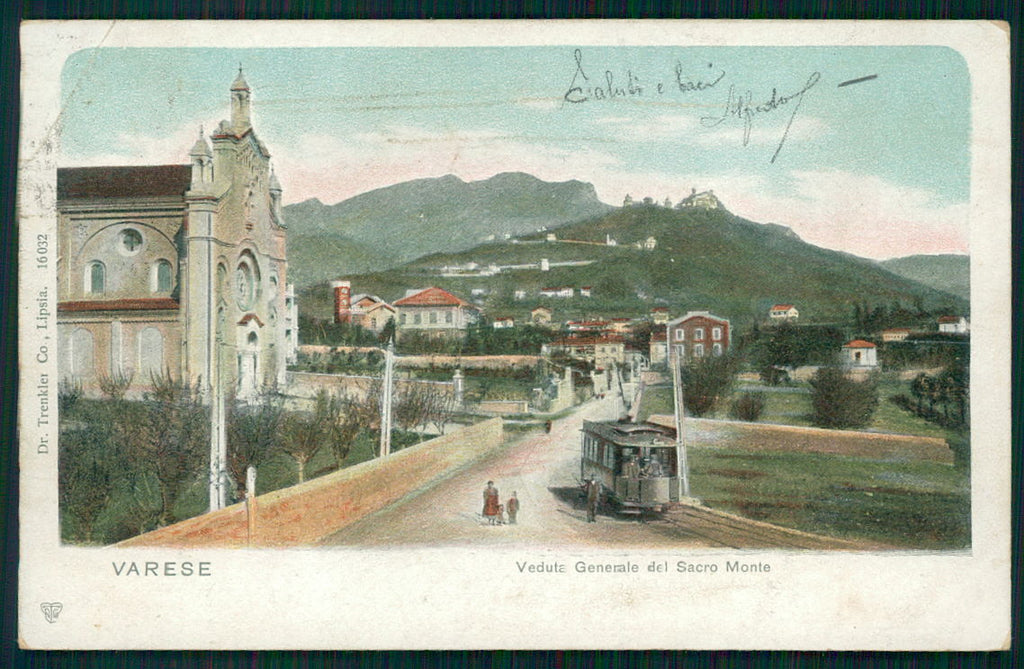 Varese Città Tram cartolina TC0136 – fronte