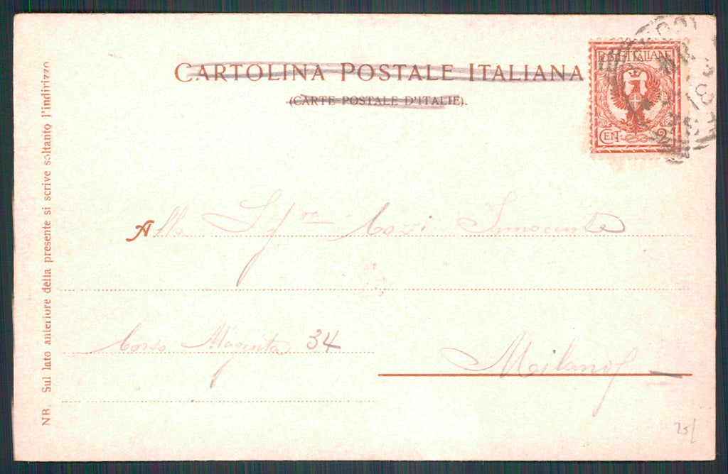 Varese Città Tram cartolina TC0136 – retro
