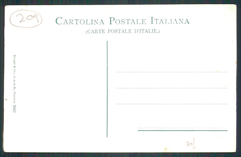 Como Bellagio Via Serbelloni cartolina TC0150 – retro