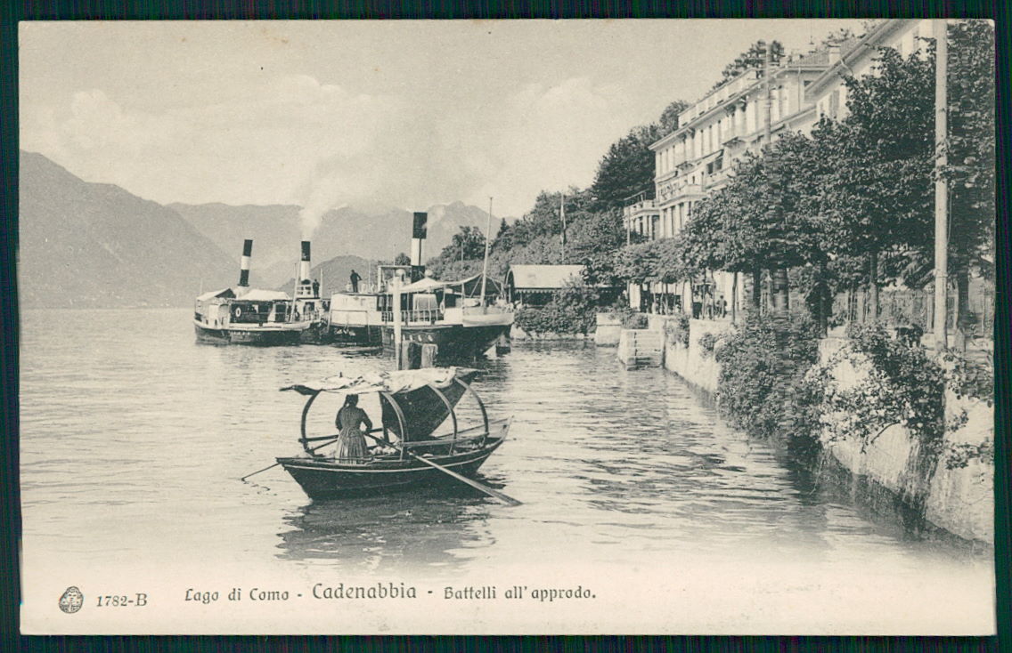 Como Cadenabbia Battello cartolina TC0153 – fronte