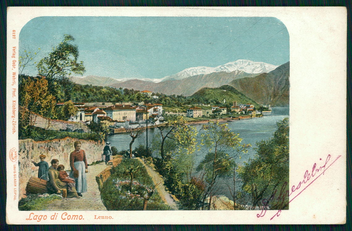 Como Lenno cartolina TC0156 – fronte