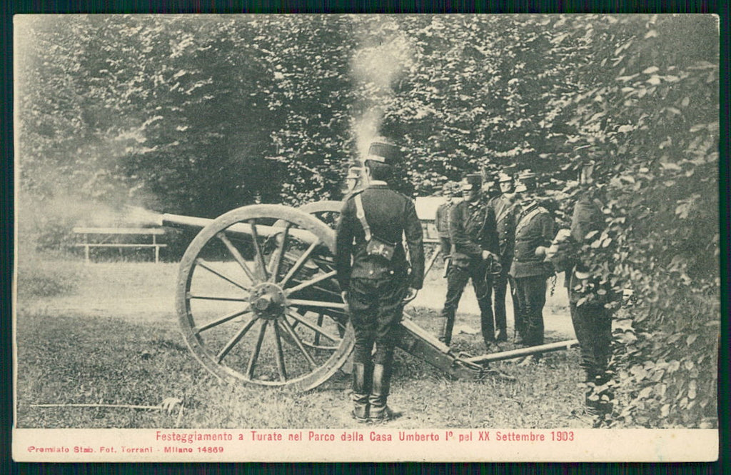Como Turate Casa militare Umberto I cartolina TC0173 – fronte
