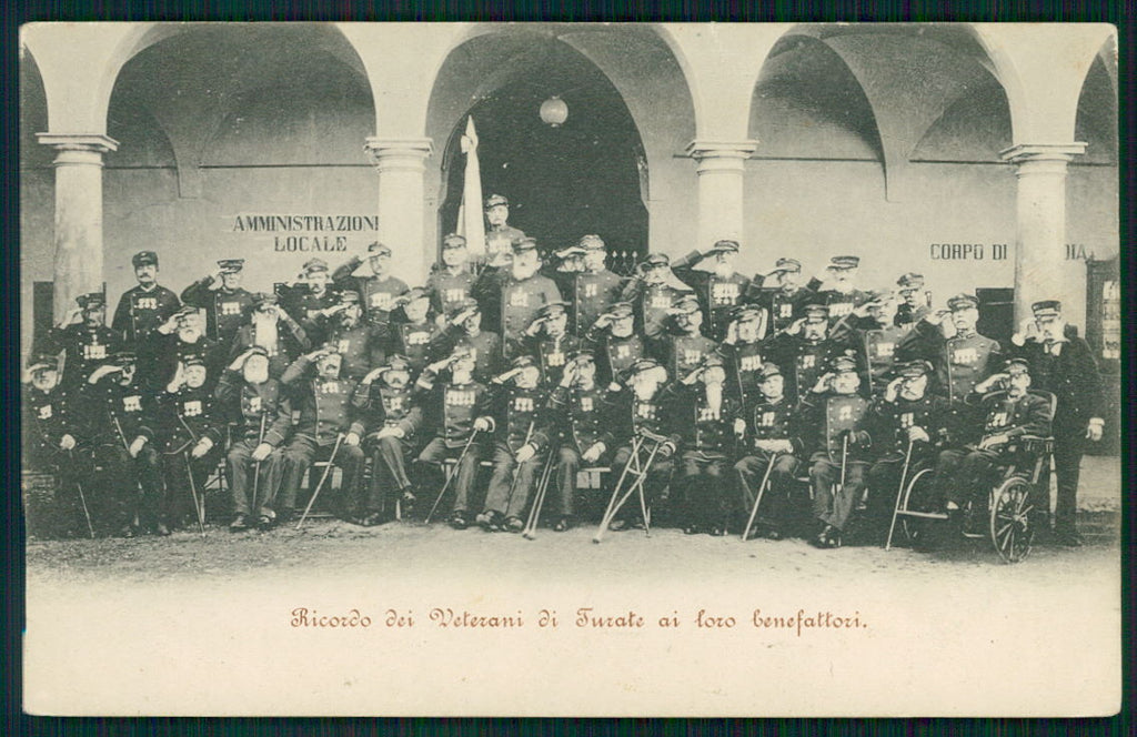 Como Turate Casa militare Umberto I cartolina TC0177 – fronte