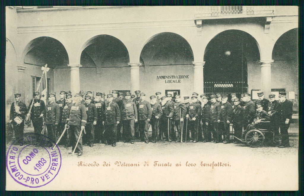 Como Turate Casa militare Umberto I cartolina TC0178 – fronte